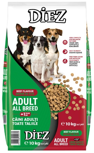 DIEZ Adult All Breed cu AROMĂ de VITĂ (+1an)
